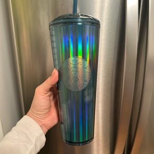 RARE NEW Starbucks Ocean Kaleidoscope Dome Venti 24oz Tumbler